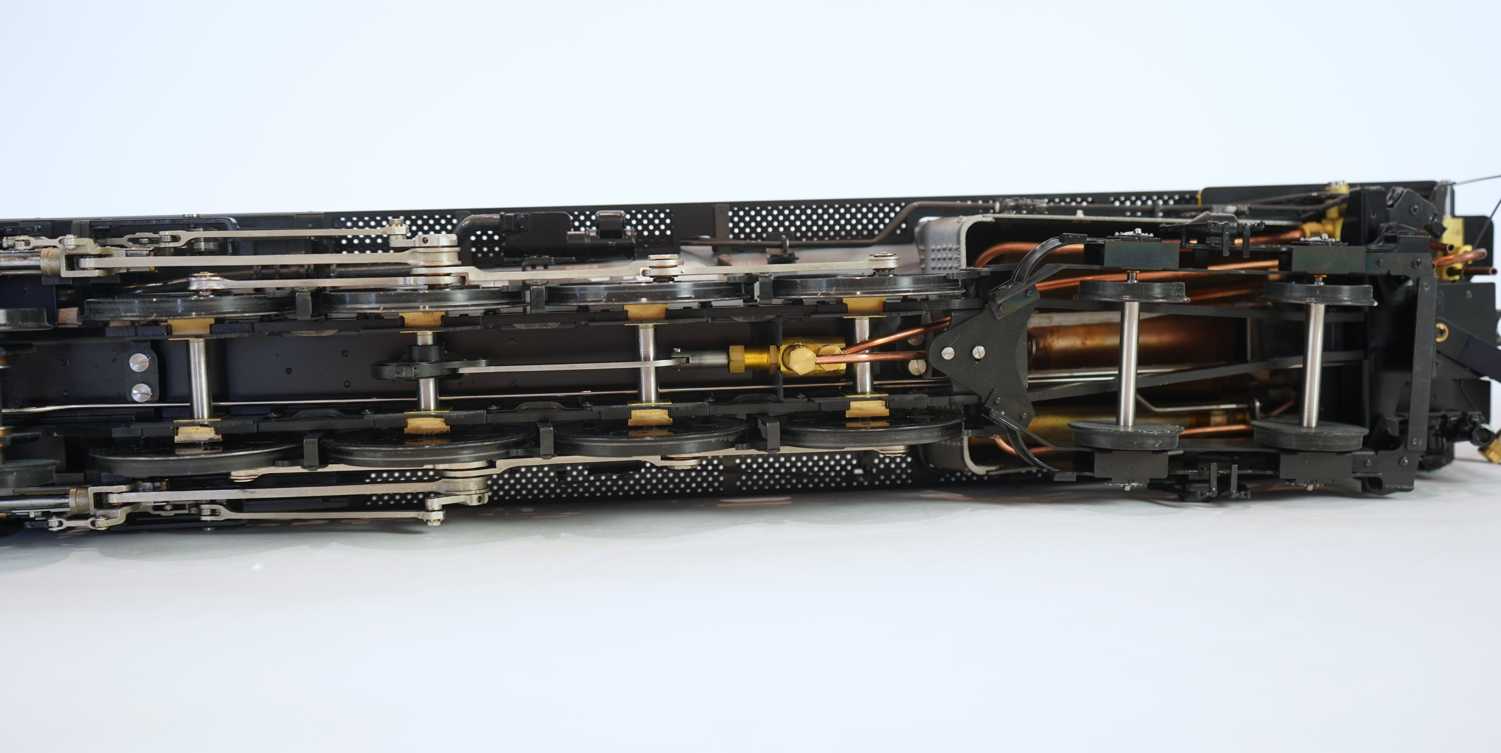A Gauge One Aster Hobbies live steam Union Pacific FEF Class 844, 4-8-4 tender locomotive, 837, the factory ‘Built Up’ version, spirit fired working two cylinder motion, with assembly instructions, operating instructions